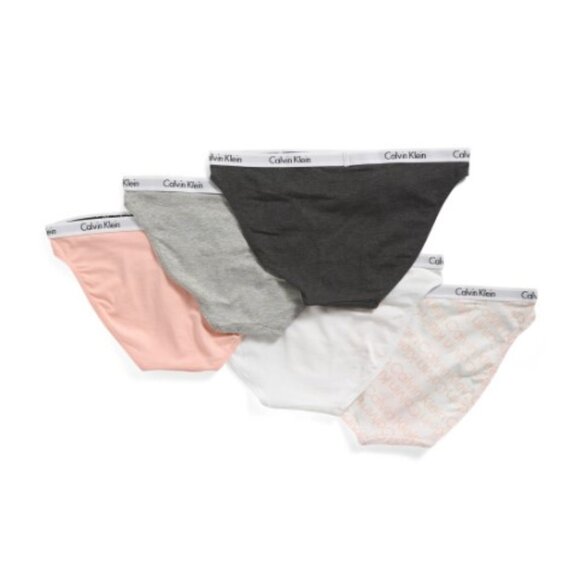 NWT Calvin Klein 5 Pack Carousel Bikini Panties L & XL MSRP $65 - Picture 2 of 11